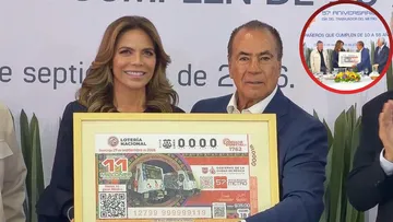 Lotería Nacional lanza billete por el 57 aniversario del metro