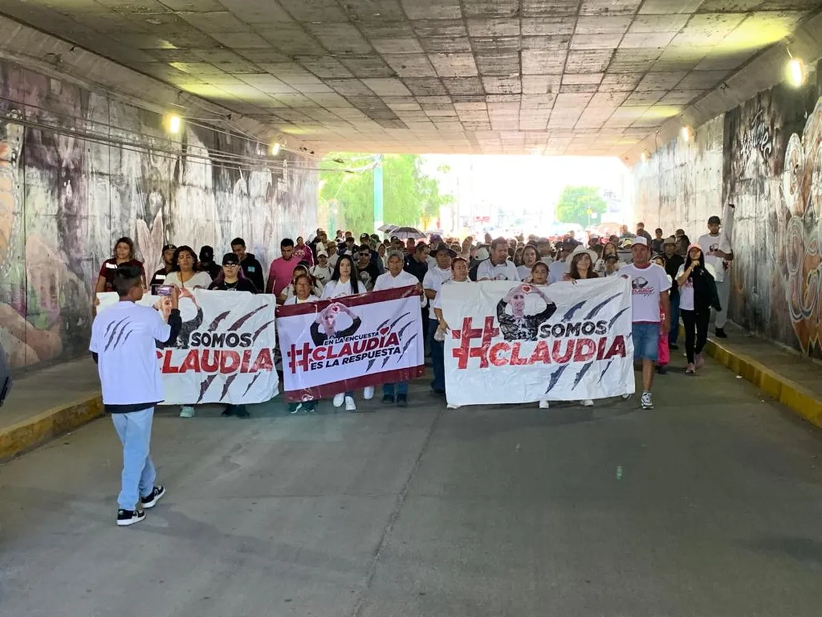 Ecatepec: Miles participan en mega jornada en apoyo a Claudia Sheinbaum