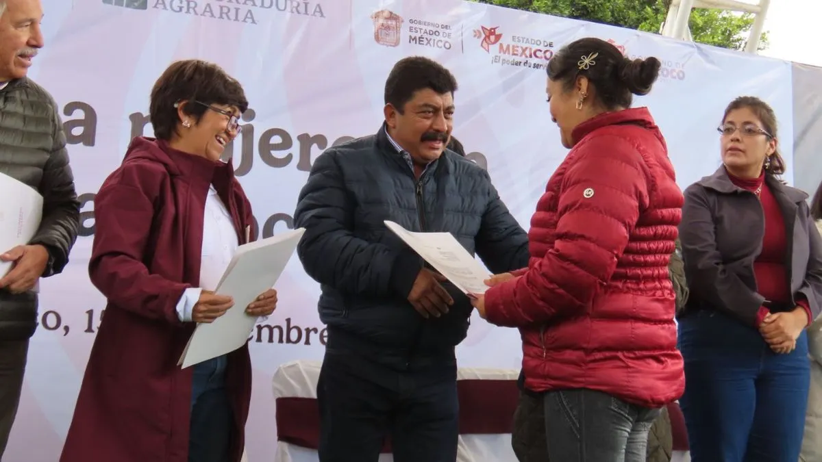 En Texcoco tuvo lugar la Caravana para Mujeres en la Propiedad Social