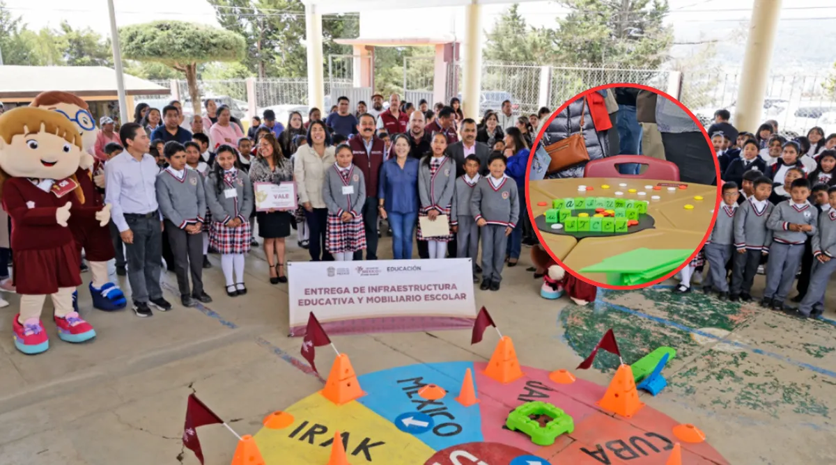 Delfina Gómez y la renovación de 132 escuelas en el norte de la entidad
