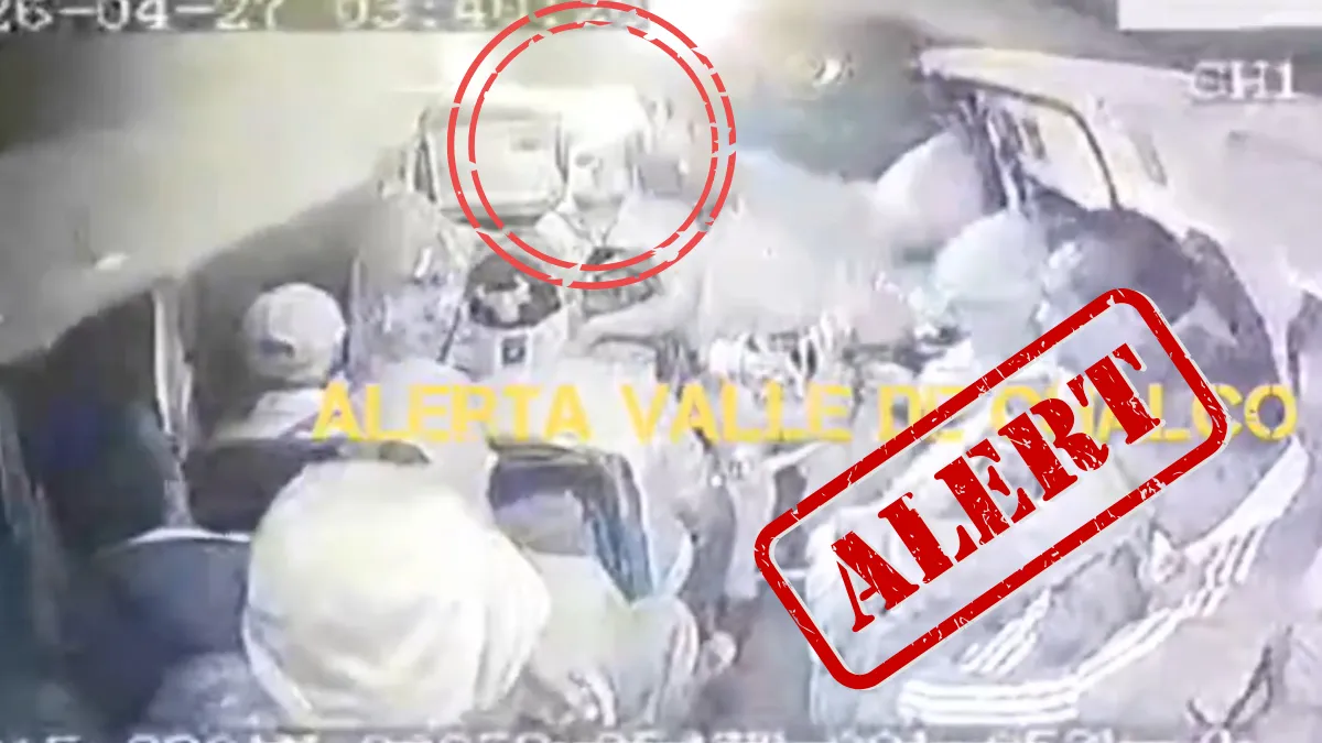 Delincuentes armados asaltan combi en ruta de Pueblo Nuevo, Chalco, hacia Aeropuerto CDMX durante la madrugada.