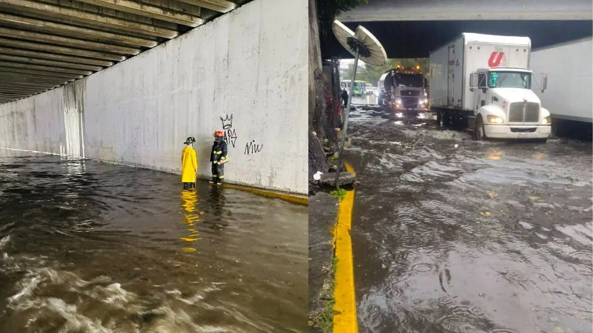 Lluvias afectan diferentes municipios del Valle de México