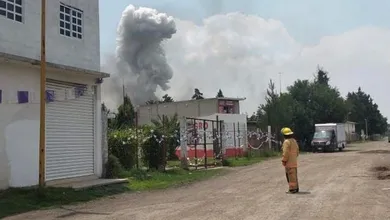 Captan segunda explosión en Tultepec