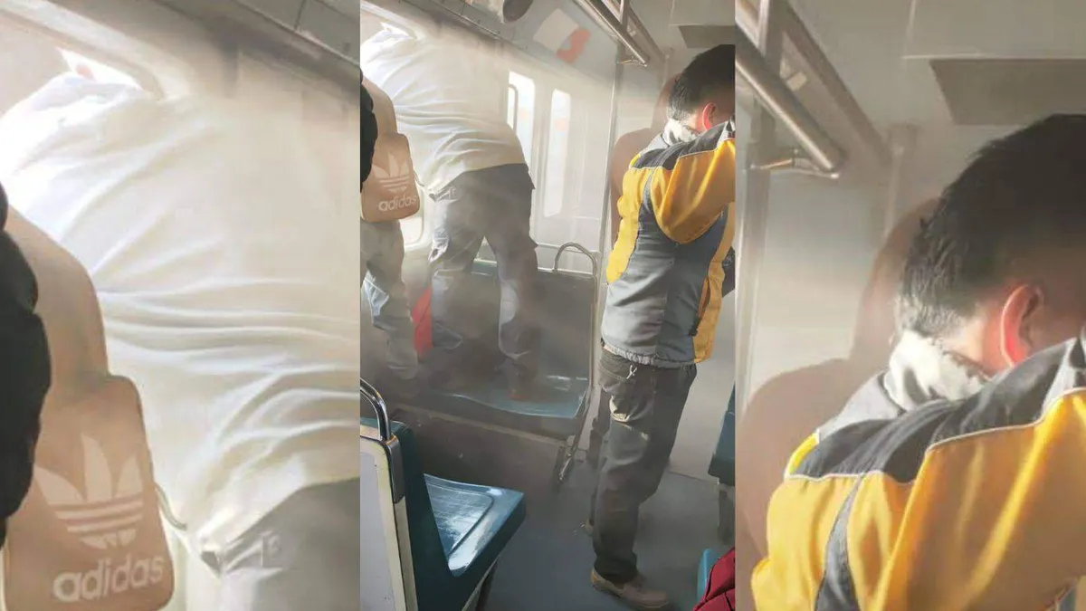 Línea B del Metro es desalojada por corto circuito