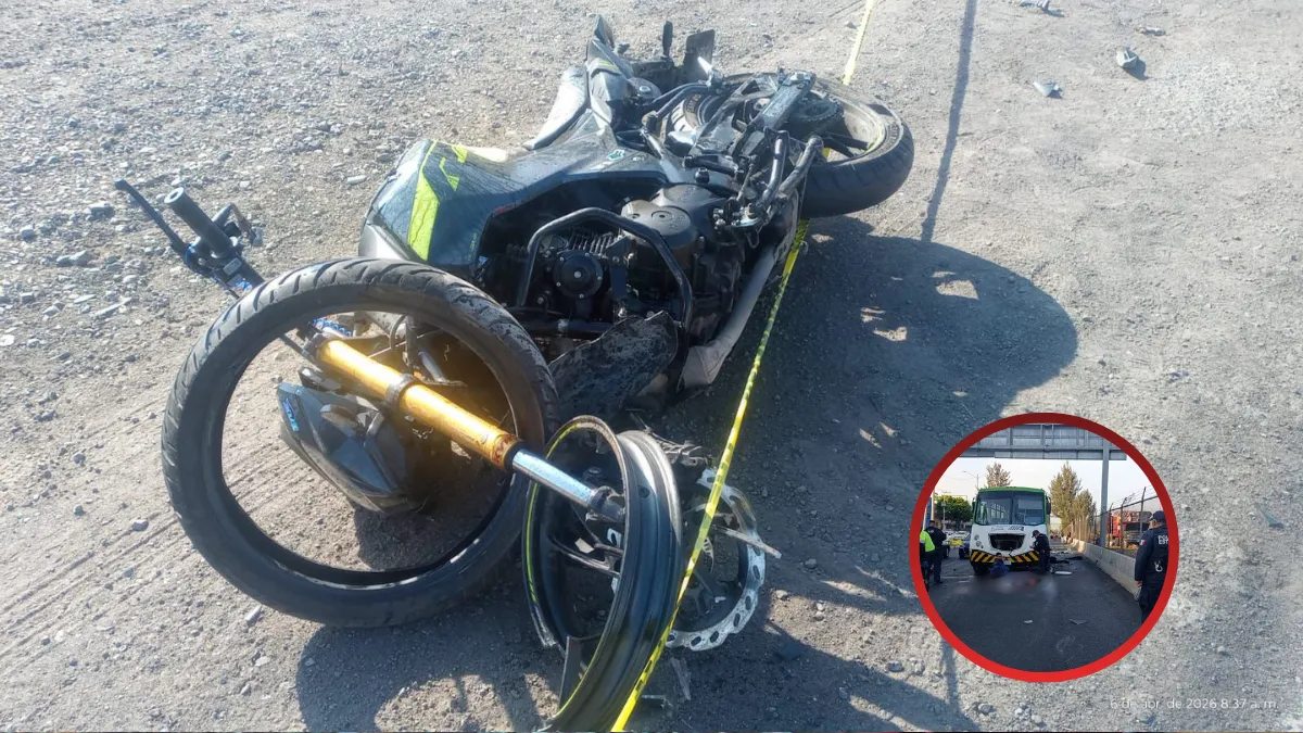 Accidentes de motocicleta dejan dos muertos en Ecatepec y Tecámac