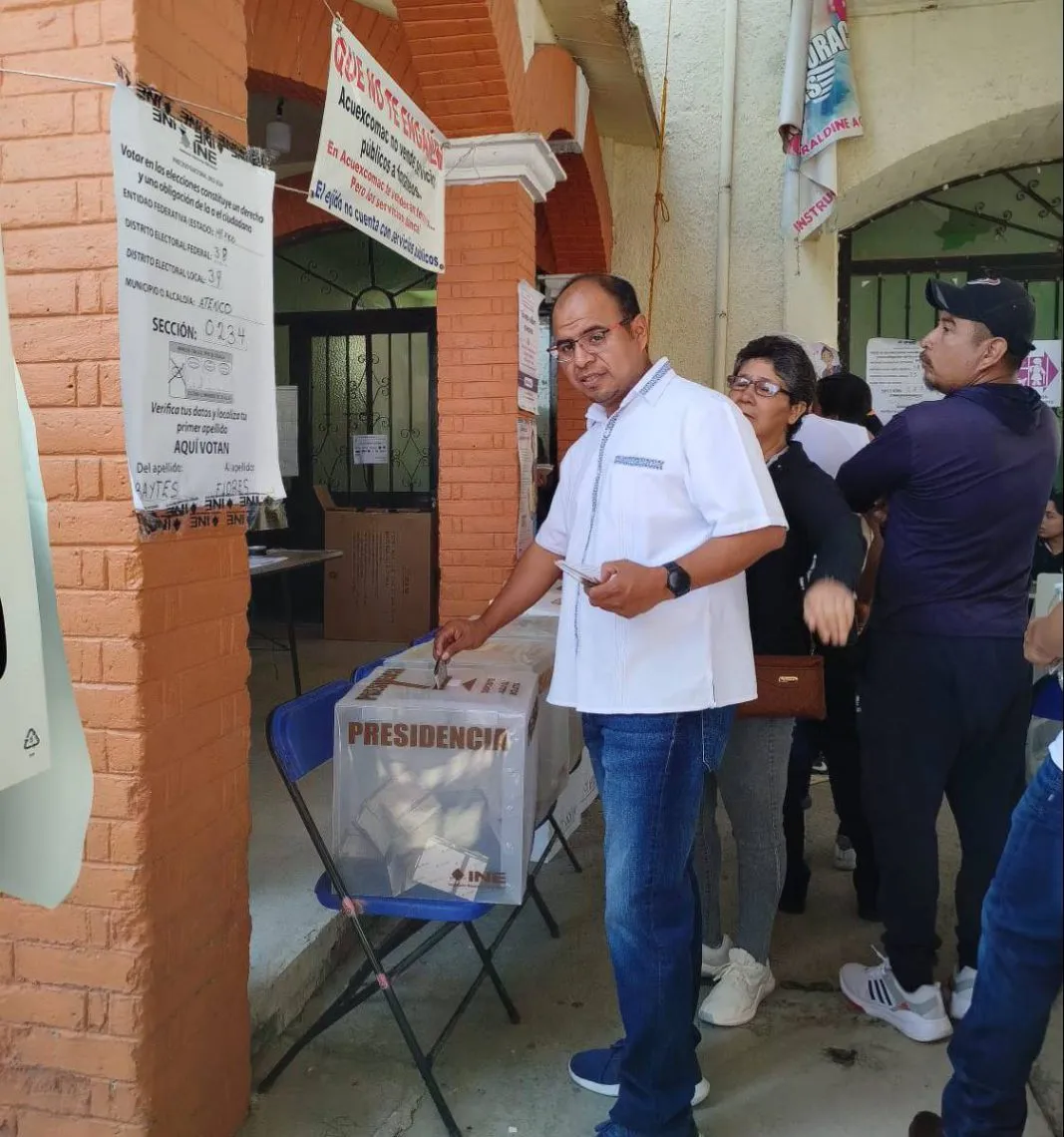 San Salvador Atenco: Reportan alta afluencia en casillas