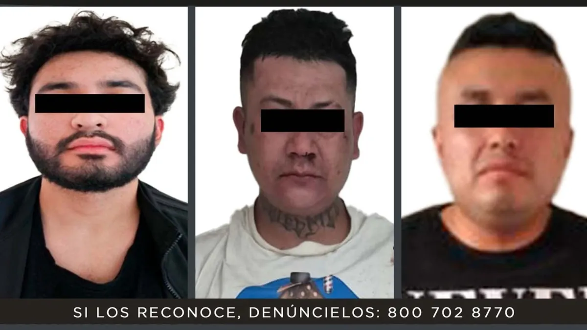 Detienen a tres presuntos homicidas en Edomex