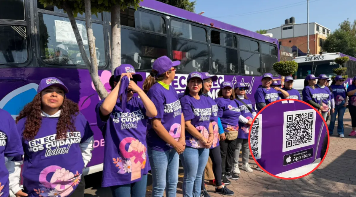 Ecatepec lanza QR de seguridad en transporte público: Así funciona la Red Violeta para proteger a las mujeres