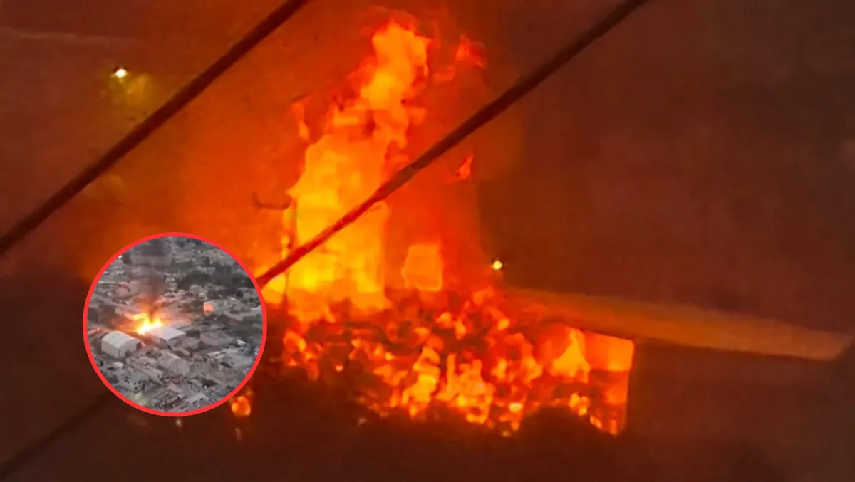 Fuerte incendio en Tultitlán moviliza a bomberos; humo visible en varias zonas