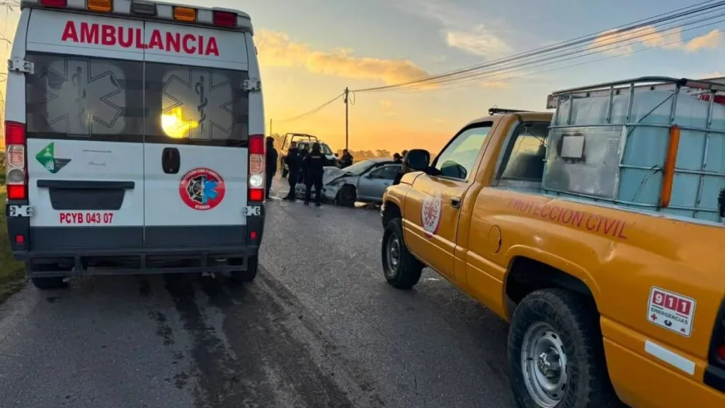 Accidente en la carretera Otumba-Ciudad Sahagún deja varios lesionados
