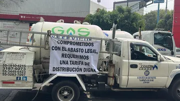 ¿Por qué se movilizan gaseros del Edomex y CDMX? Aquí los detalles. FOTO: Fernando Martell