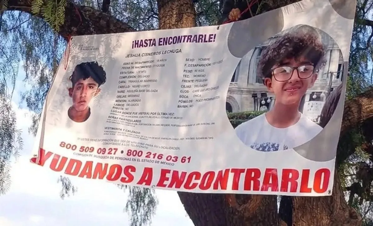 Familia de Jeshua Cisneros exige ampliar investigación tras su desaparición