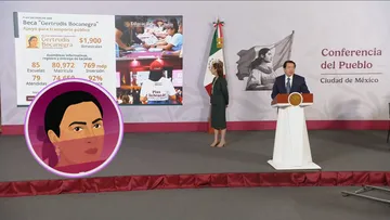 La Beca Gertrudis Bocanegra apoyará a estudiantes de Michoacán con 1,900 pesos bimestrales para transporte.