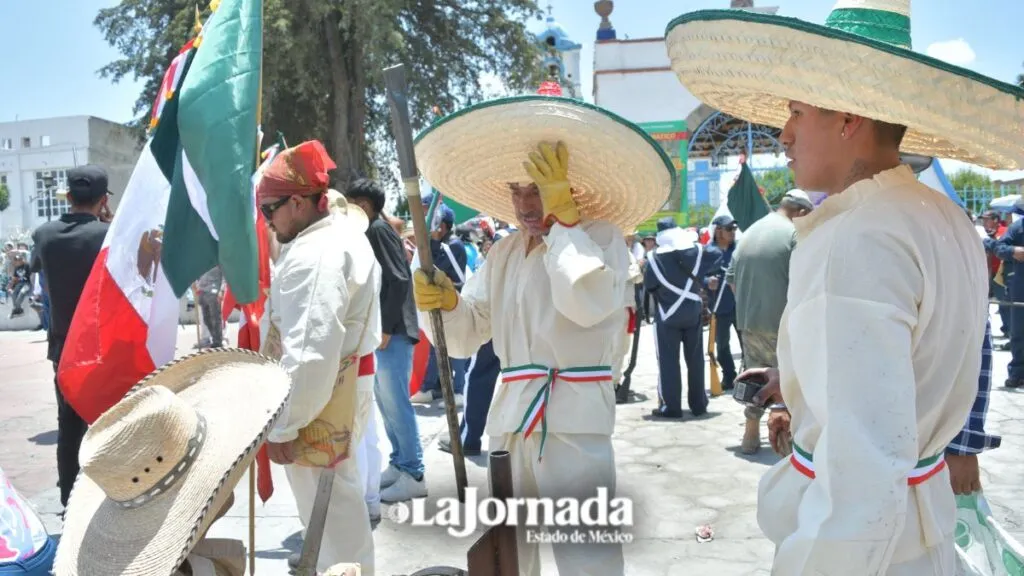 Batalla del 5 de mayo revive en Calimaya