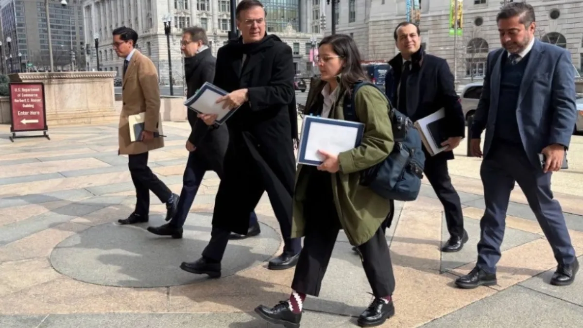 Marcelo Ebrard se reunió este jueves en Washington con sus contrapartes estadunidenses.