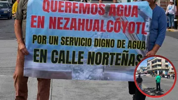 Vecinos de Nezahualcóyotl continúan reclamos por agua; van dos meses sin suministro en casas