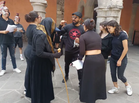 Texcoco: Organizan primer Viacrucis viviente en la catedral