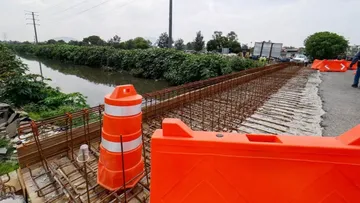 Puente San Lorenzo continúa en reconstrucción: Chimalhuacán