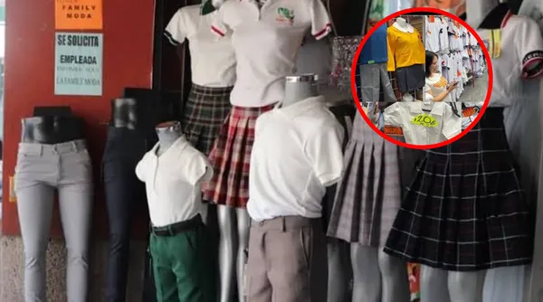 Uniformes escolares aumentarán hasta 15% por alza en costos de telas