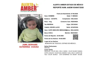 Alerta Amber: Se busca a Jamil Bernabe Gutiérrez Chávez; desapareció en Texcoco