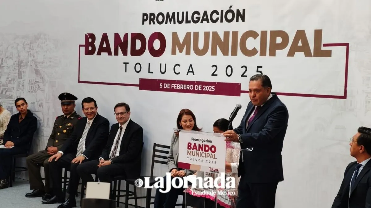 Bando Municipal en Toluca, estará en español, otomí y braille