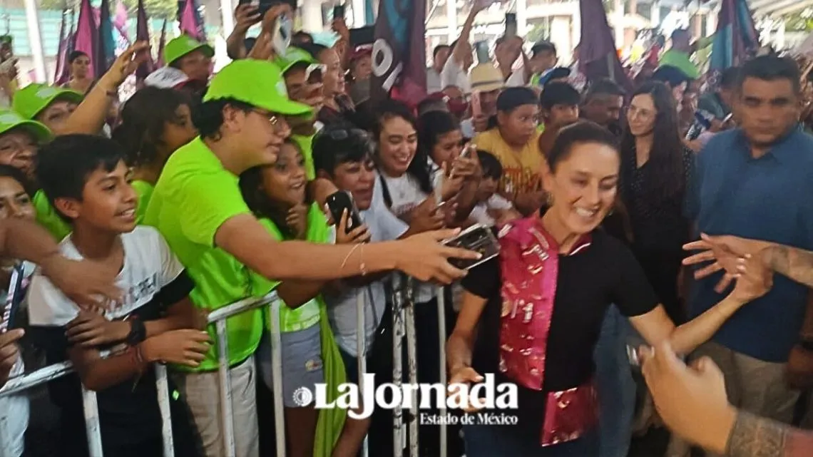 Naucalpan: Claudia Sheinbaum se compromete mantener todos los programas sociales