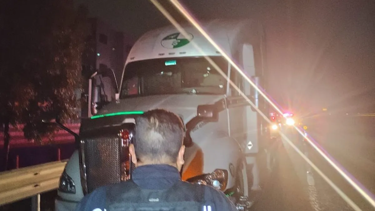 Tecámac: Recuperan tráiler robado tras persecución