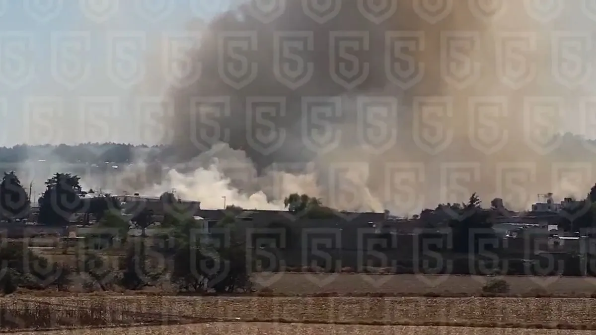 Incendio en Zinacantepec moviliza a cuerpos de emergencias; hay visibilidad nula