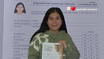 Mariana, de Ecatepec, realiza examen perfecto para ingresar a la UNAM