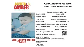 Alerta Amber: Se busca a Jesús Leonardo Flores Trujillo; desapareció en Tecámac