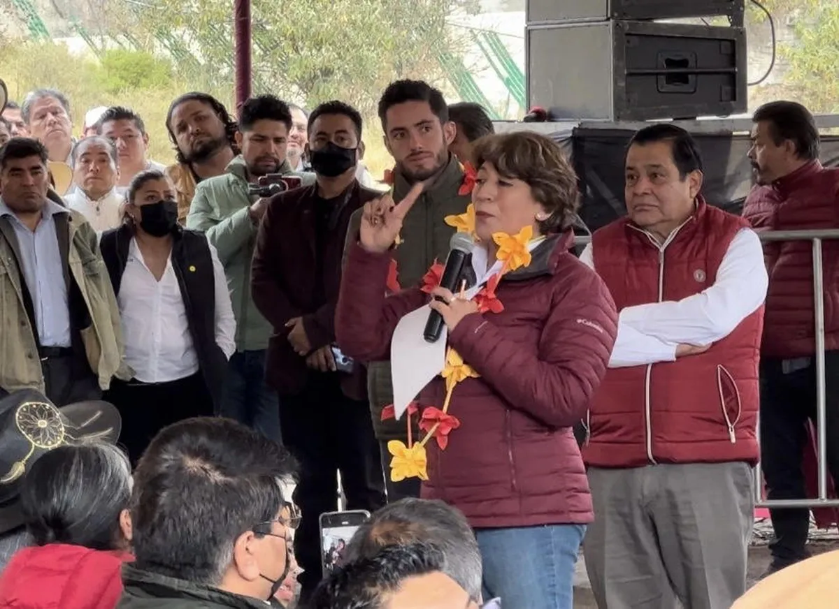 Delfina Gómez: se suman puntos y apoyos en Morena, vamos súper requetebién