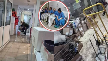 Hospital del ISSSTE en Tultitlán colapsa tras intensas lluvias