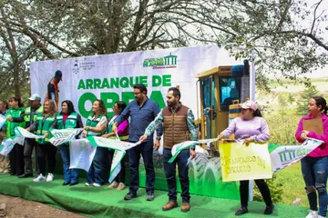 Inicia Adolfo Solís nuevos encementados en comunidades de Almoloya de Juárez