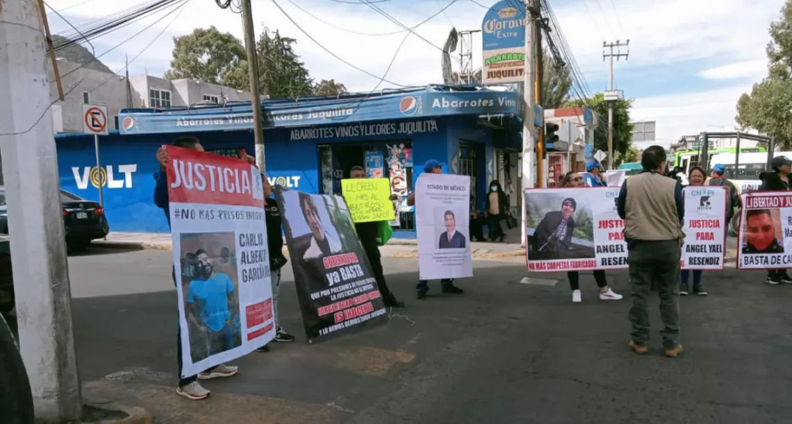 Ecatepec: Colectivo denuncia fabricación de delitos y exige justicia