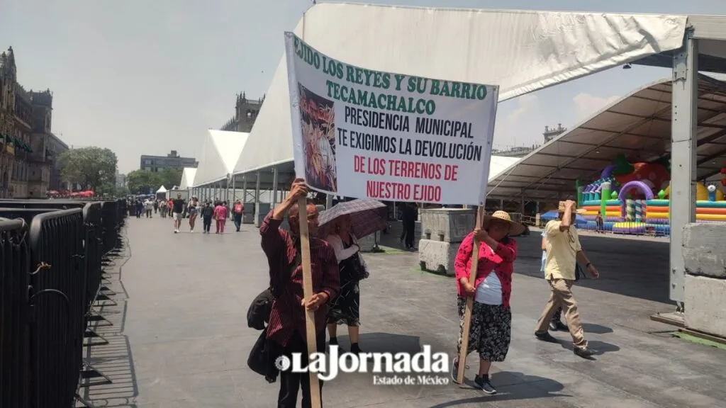 Ejido de Los Reyes La Paz exige al Ayuntamiento devolución de sus Tierras