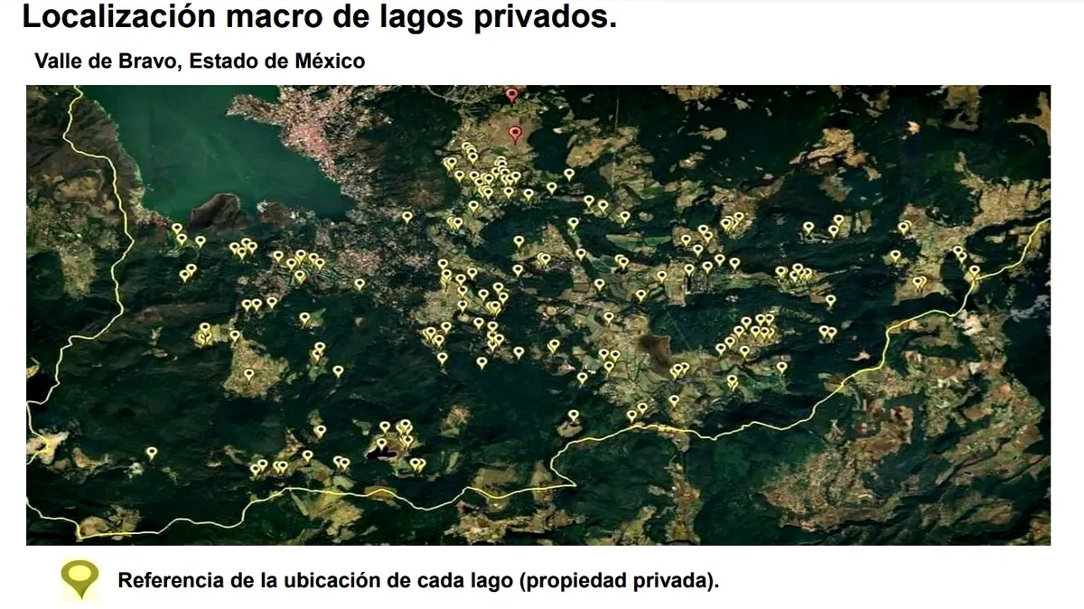 Detectan más de 250 presas privadas en la cuenca de Valle de Bravo-Amanalco