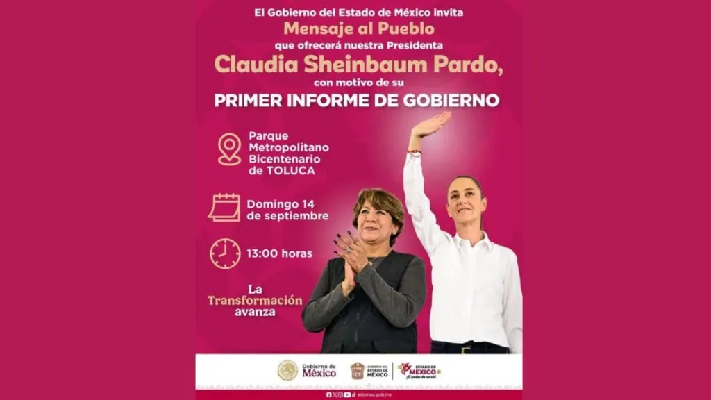 Paseo Tollocan Toluca cerrado por visita de Claudia Sheinbaum