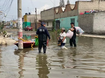 Poca afluencia de votantes en zona afectada por inundaciones en Chalco