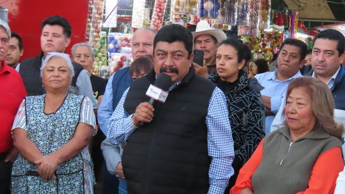 Se inaugura el comercio navideño en la Plaza de las Tradiciones de Texcoco