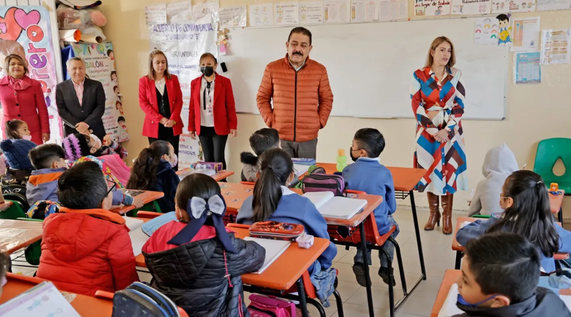 Chicoloapan: GEM entrega obras de infraestructura en Escuelas Públicas