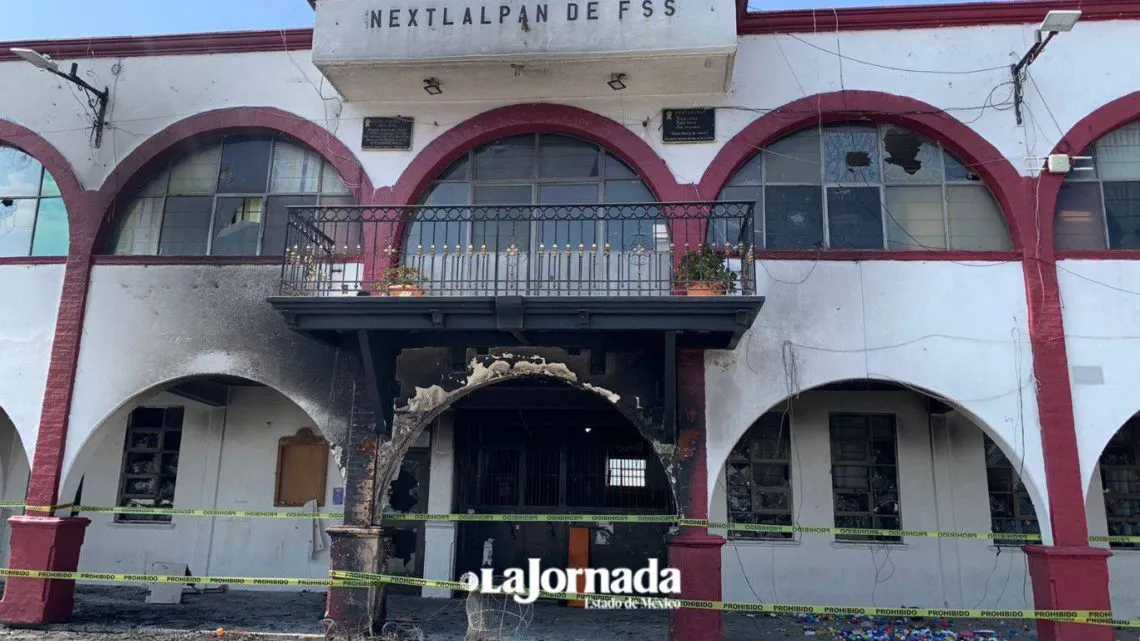 Nextlalpan: Resguardan Palacio Municipal tras disturbios