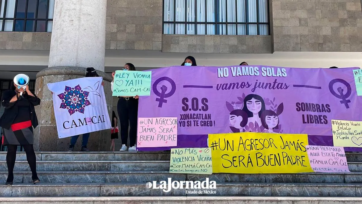 (VIDEO) Feministas piden justicia para Nancy y Jaqueline, víctimas de violencia vicaria