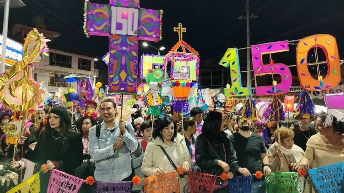 Tultepec celebra 150 años del Paseo de los Muertitos