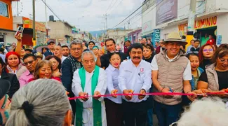 Gobierno de Texcoco entregó en Coatlinchán la obra de rehabilitación de la avenida González