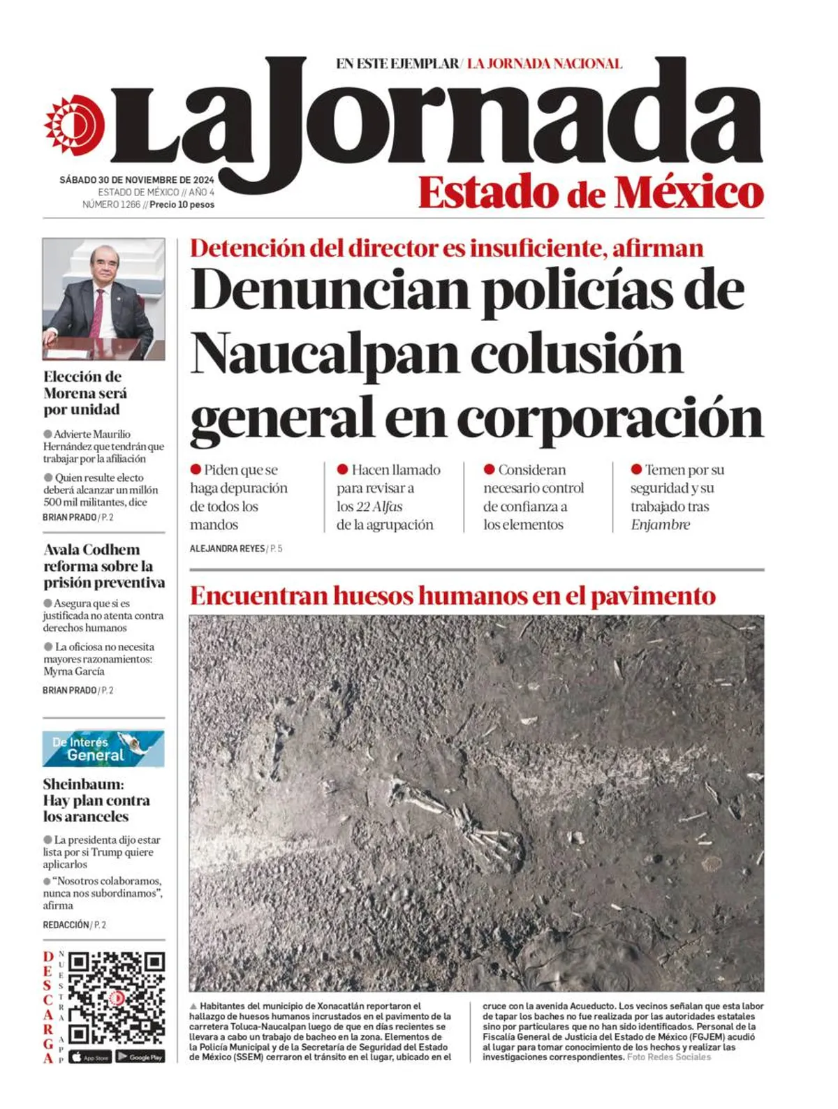 La Jornada Edomex | 30 de noviembre de 2024