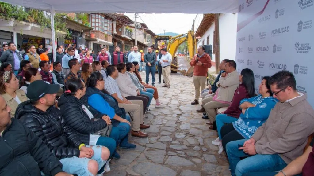 Modernizan Avenida Toluca en Valle de Bravo en beneficio de turistas