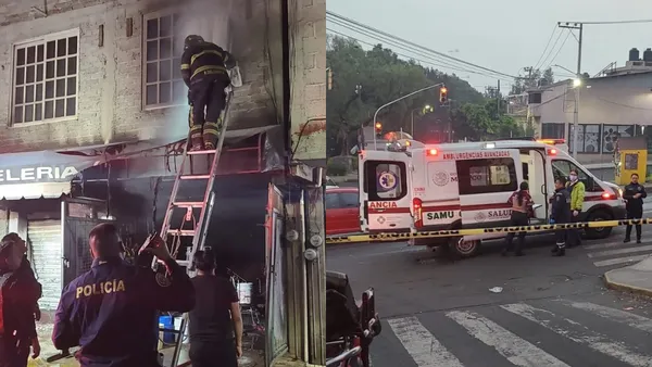 Cuando elementos del Cuerpo de Bomberos ingresó a la vivienda, hallaron a dos mujeres, una de 30 años y una de 16, quienes ya no contaban con signos vitales. 