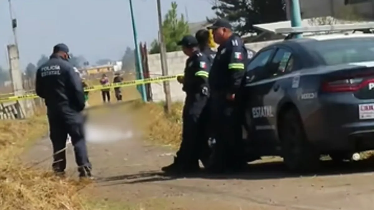 Hombre es asesinado a balazos en San Andrés Cuexcontitlán, Toluca