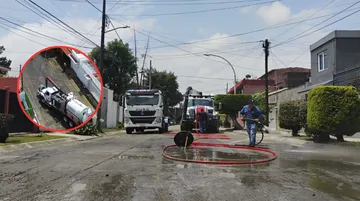 Lluvias en Naucalpan: Grupo Tláloc atiende escurrimiento del Río Hondo