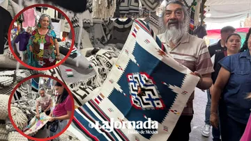 Artesanos de Chiconcuac resisten al mercado textil chino